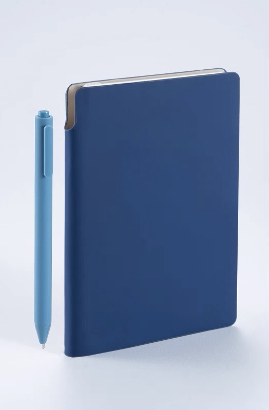 Agenda con Bolígrafo Azul Oscuro